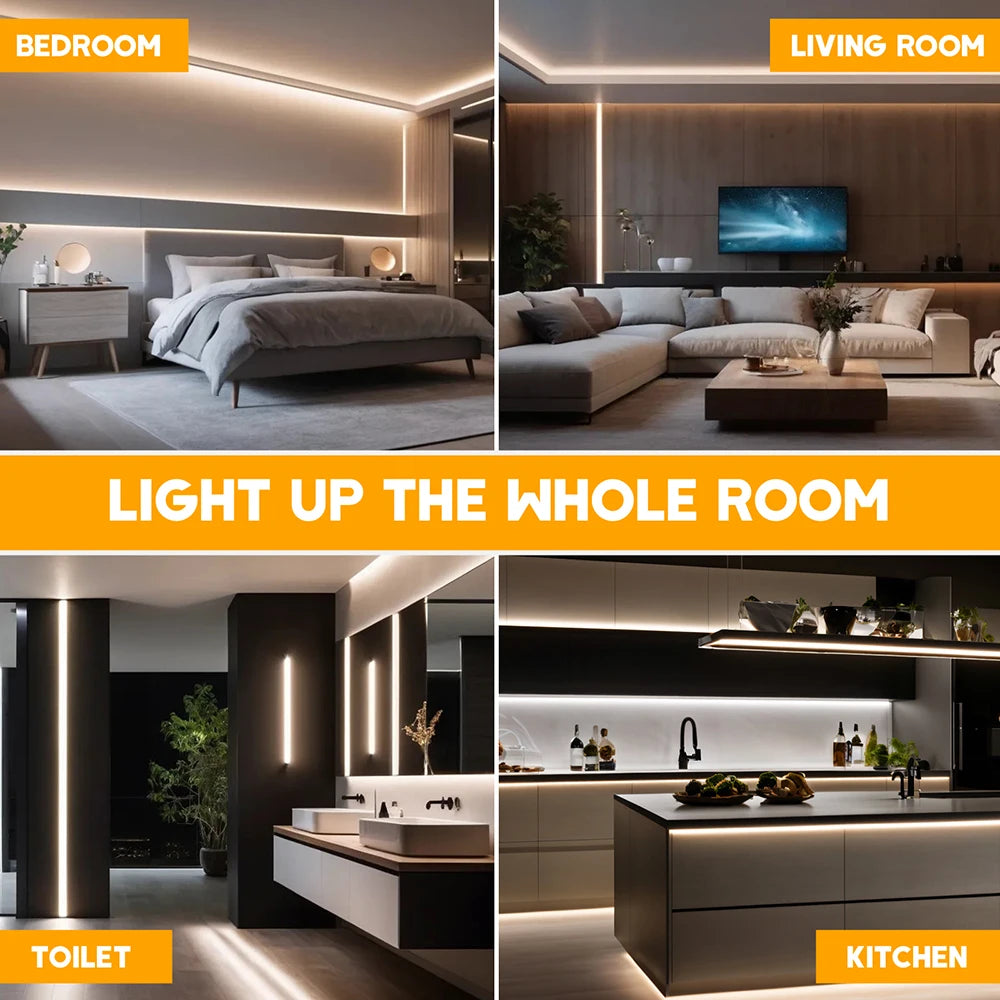 Dimmable Switch 220V COB LED Strip Neon Light Dimmer Power K