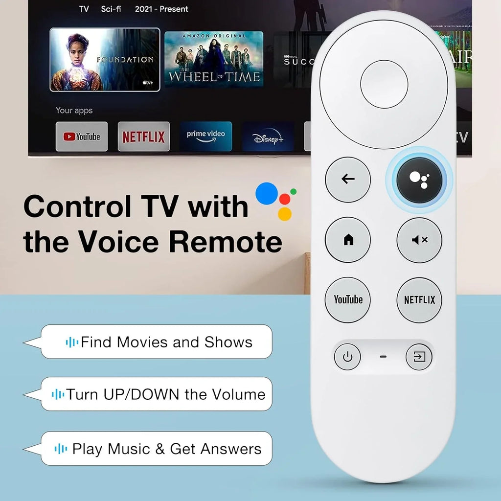 G9N9N Google Chromecast 4k Snow Voice Remote Control Replace