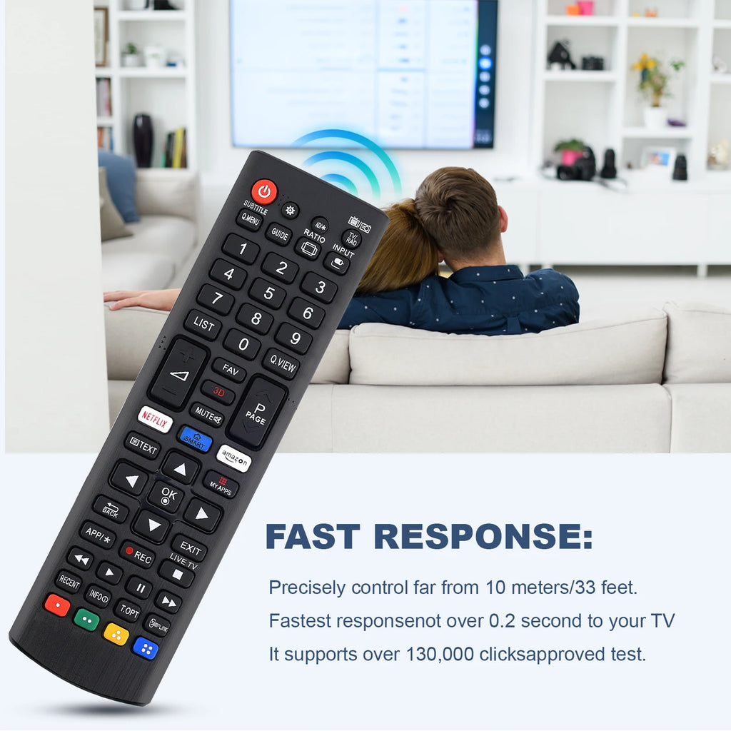 Universal Remote Control for Smart TV LCD LED OLED UHD HDTV 