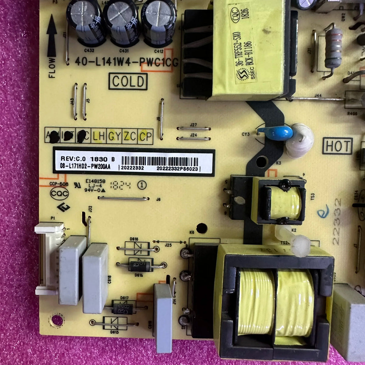 Original For TCL 55C5 65P5 65F6 55U7700C Power Board 40-L141