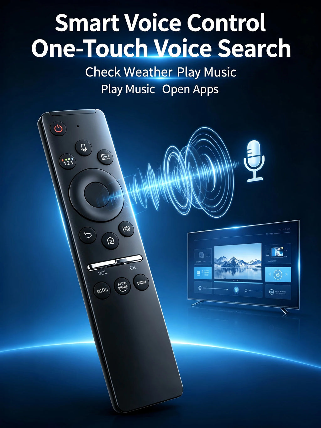 BN59 Replacement Voice Remote Control Compatible with Samsun