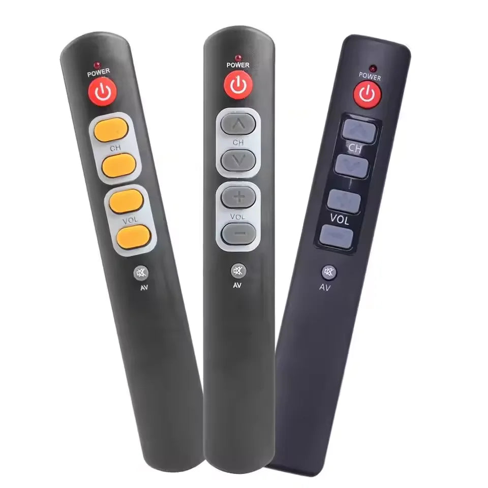 Copy IR Remote for TV STB DVD VCR Universal 6 Big Button Lea