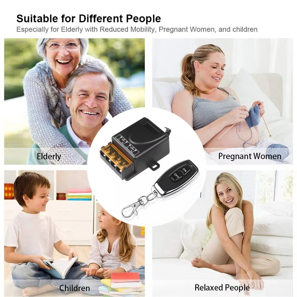 AC220V 30A Hign Power On off Remote 433Mhz Remote Control Sw