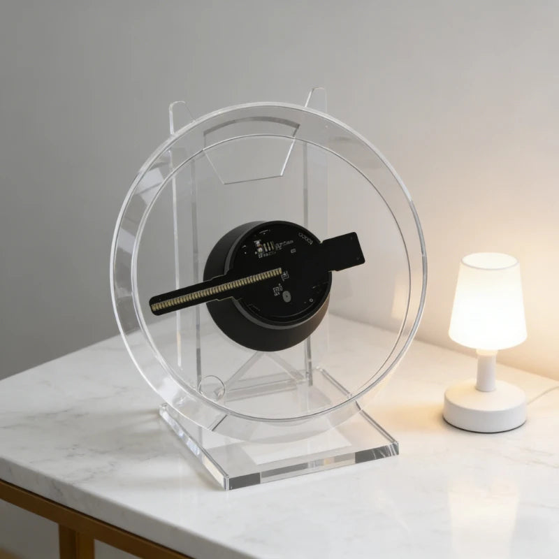 Mini 3D Holographic Projector Fan Desktop LED Advertising Ma