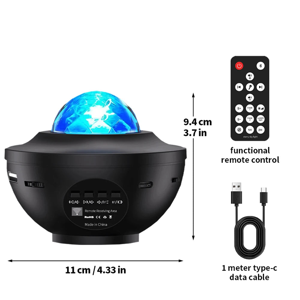 Music Player Starry Sky Projector Light LED Small Night Ligh