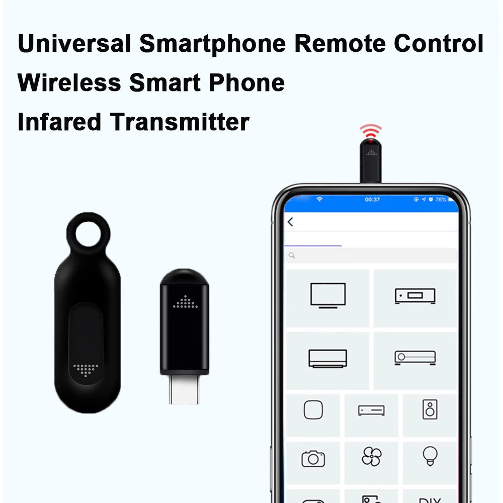 Mobile Phone Remote Control TypeC for iPhone IR Blasters Ada