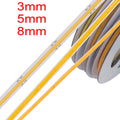 3mm 5mm PCB COB LED Strip Ultra Thin 12V 24V 8MM Tape Light 