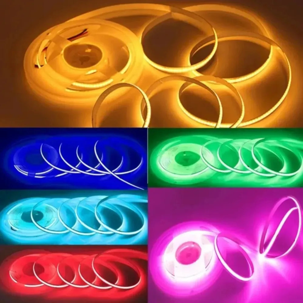 DC 5V LED COB Strip Light USB High Density Linear Lighting 3