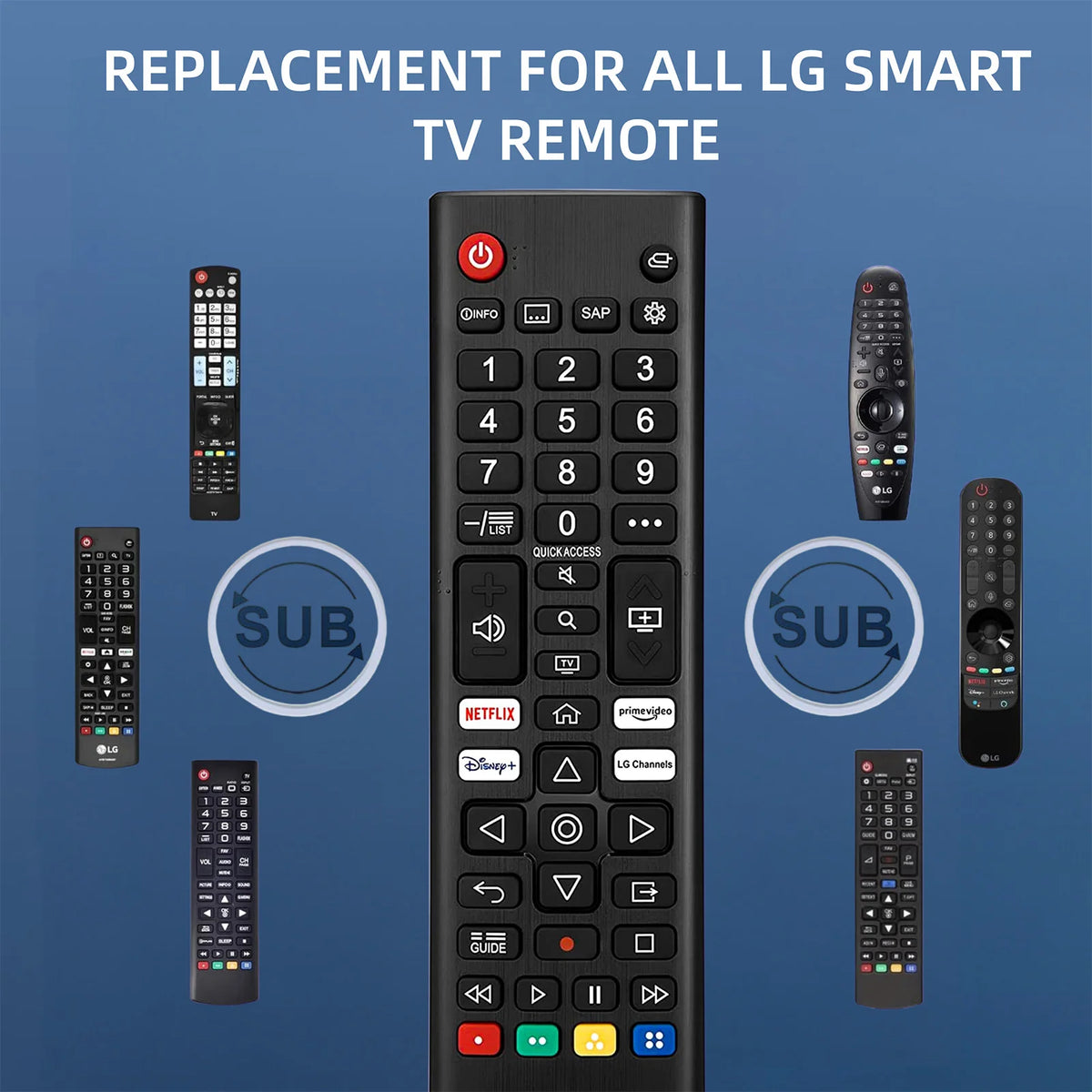 Universal Remote for L-G TV Remote Control (All Models) Comp