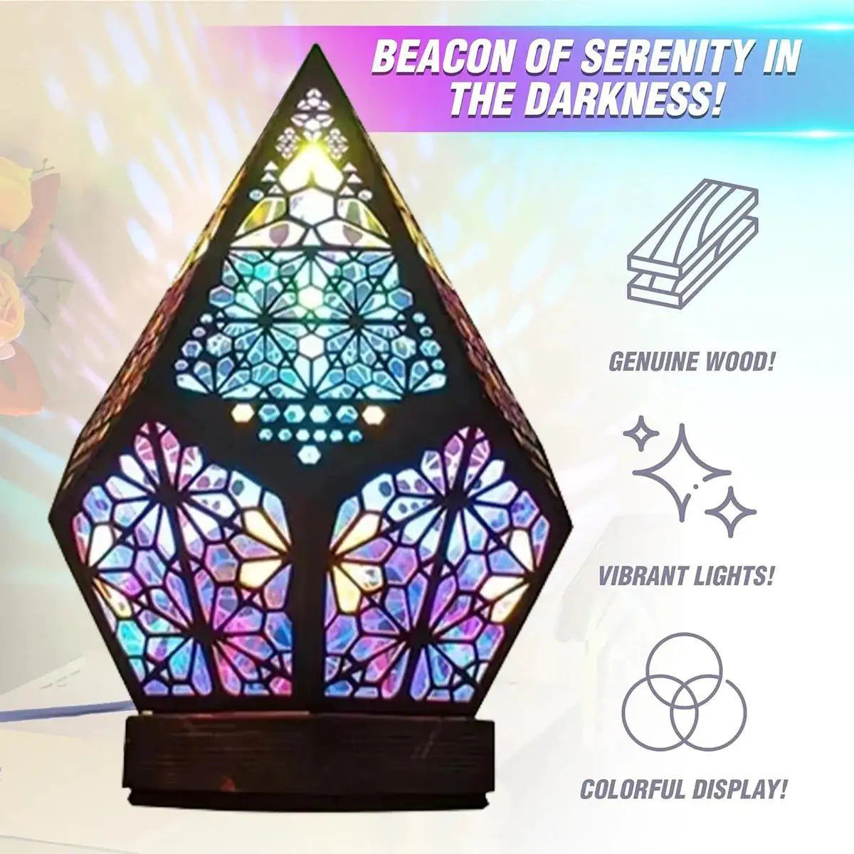 Usb Bohemian Led Projection Table Lamp Projector Light Retro