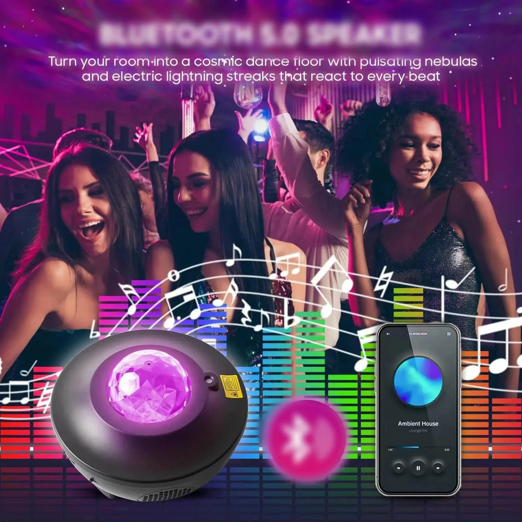 LED Starry Sky Projector Night Light Remote Control Switch U