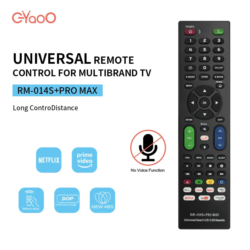 Universal TV Remote Suitable Any Brand Need to Set Universal