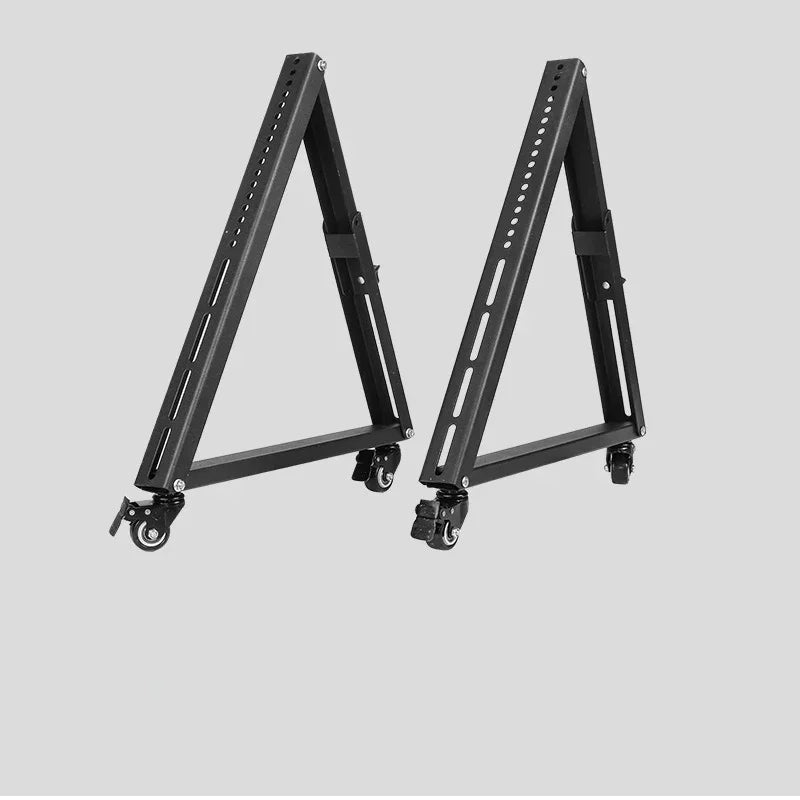 1 Pair Rolling TV Stand Mobile TV Stand with Wheels for 32-5