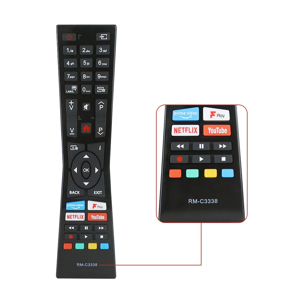 RM-C3338 RC43101P Remote Control Replacement for JVC Smart 4
