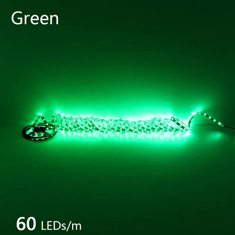 2835 5M 300 600 1200LEDs LED Strip DC12V 24V 120LEDs/m Home Waterproof IP65 Lamp Strip Flexible And Cuttable Soft Lamp Bar