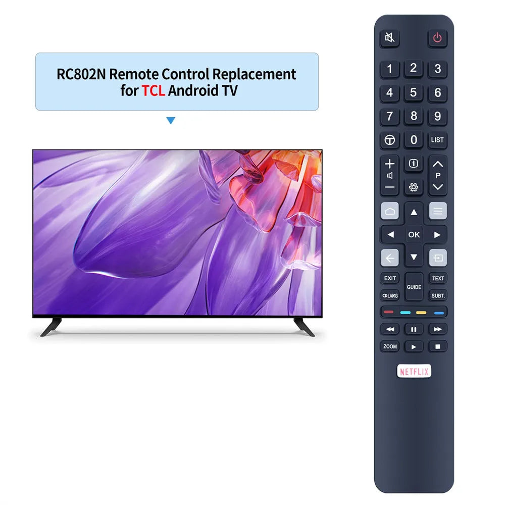 RC802N YU14 Universal Replacement Remote Control for TCL And