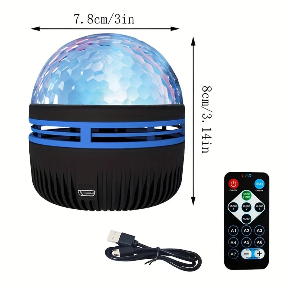 LED Starry Galaxy Ocean Wave Projector RGB Smart Remote Cont