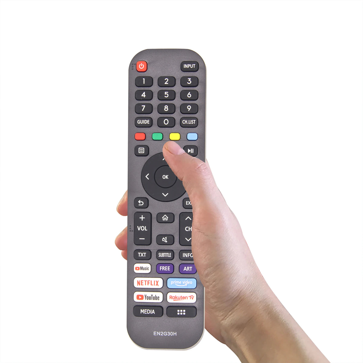 New ReplacementEN2G30H Hisense Universal Remote with Netflix