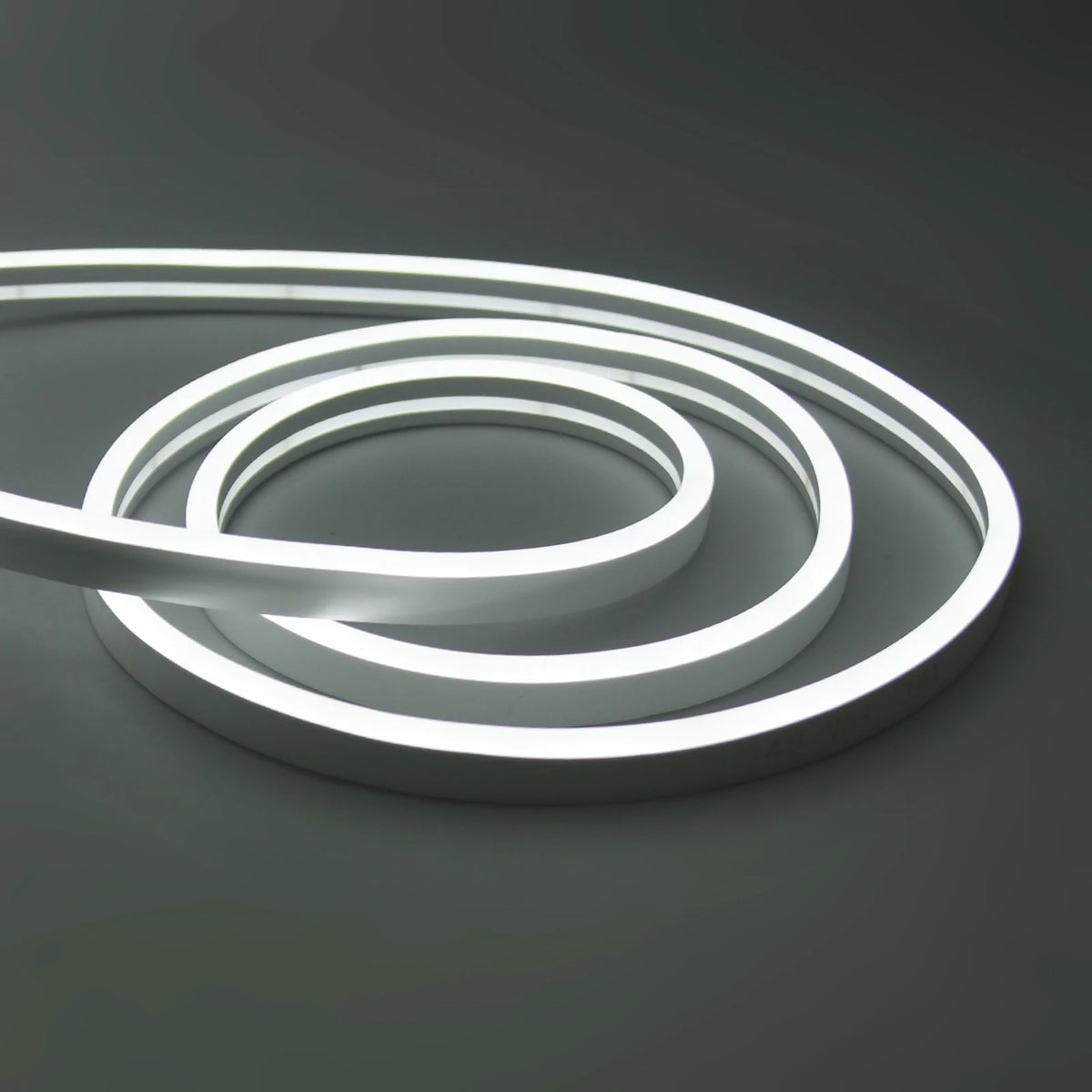Solar Powered Neon Strip DC 24V IP67 Waterproof Warm/Cold White Flexible Ribbon Rope LED Light Outdoor Garden Decor Lamp