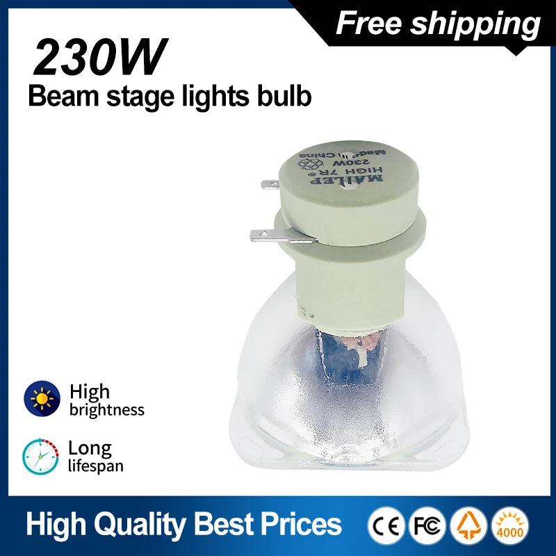 High Quality 7R 230W Lamp Moving Beam P-VIP 230/1.0 E20.8 fo