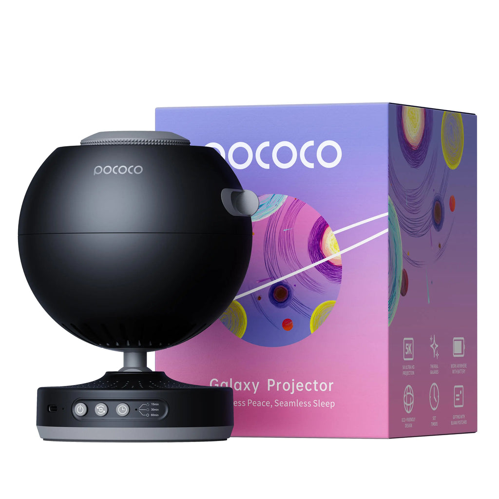 POCOCO Galaxy Projector Galaxy Light Projector Star Projector Night Light Lamp with High-Definition Soft Light for Children s