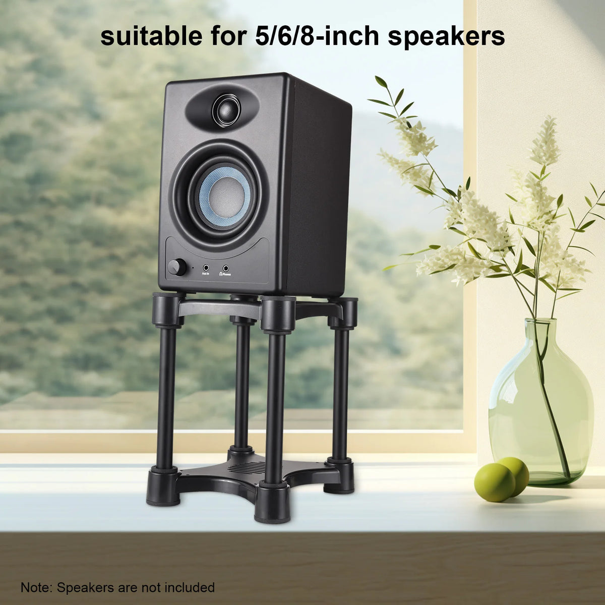 Desktop Speaker Stands Monitor Audio Bracket Shock Absorber 