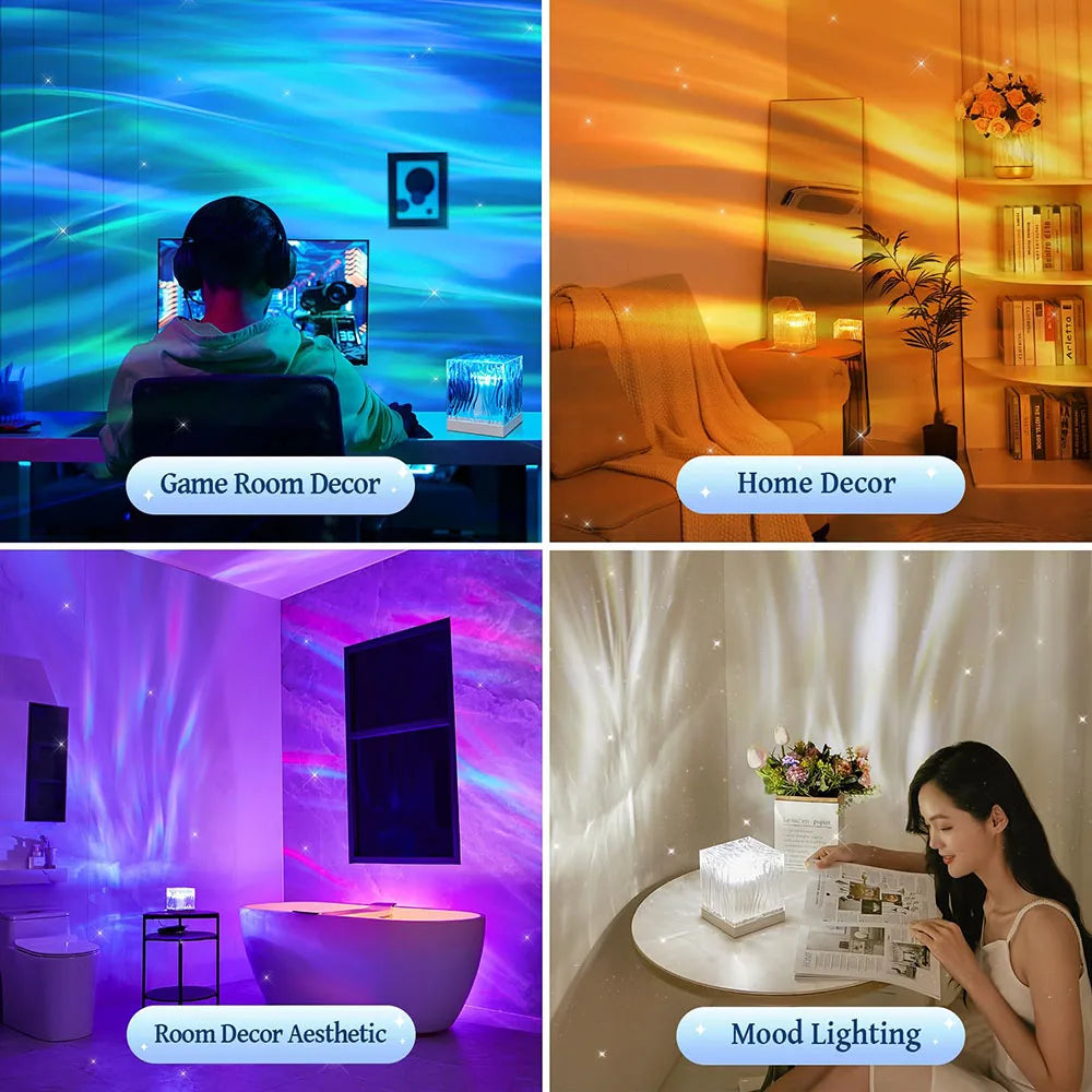 New Northern Light Starry Sky Projector Lamp Ocean Projector