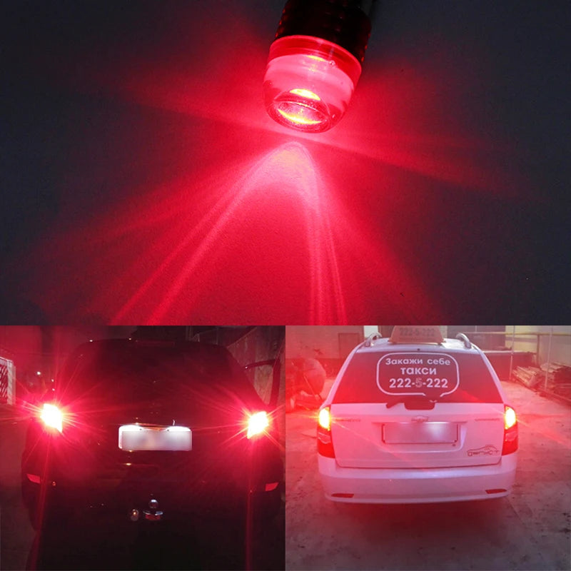 2Pcs Strobe Flashing Light Turn Signals Blink Brake Bulb 115