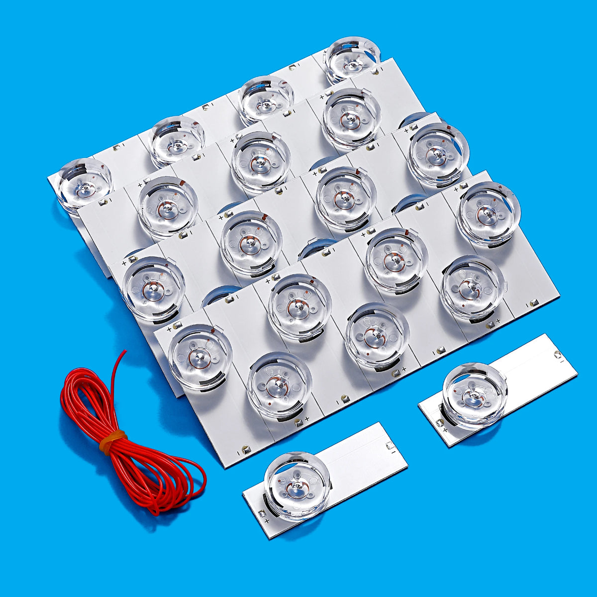 3V 6V SMD Lamp Beads With Optical Lens Fliter for 32-75 inch