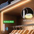 COB LED Strip Light 5V 320LEDs/m PIR Motion Sensor Flexible 