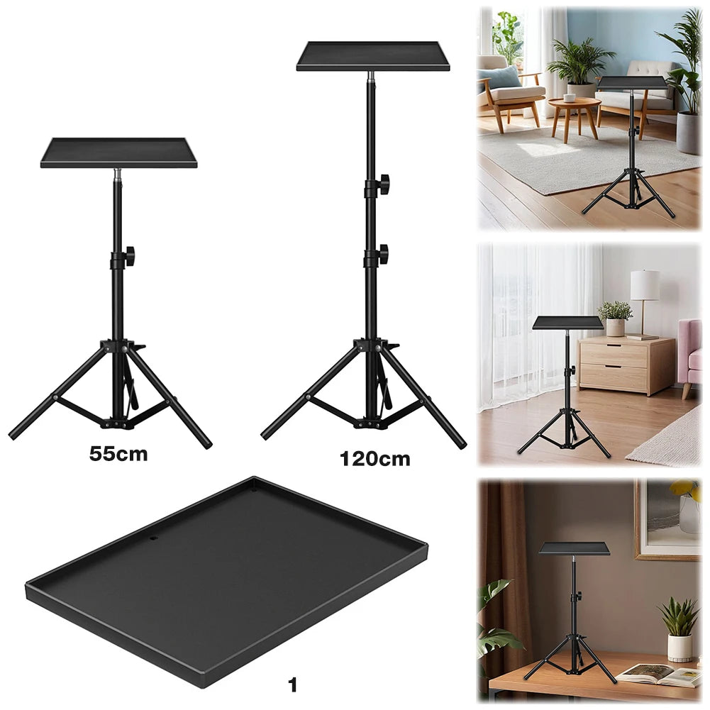 Projectors Tray 1/4inch Thread Tripod Tray Height Adjustable