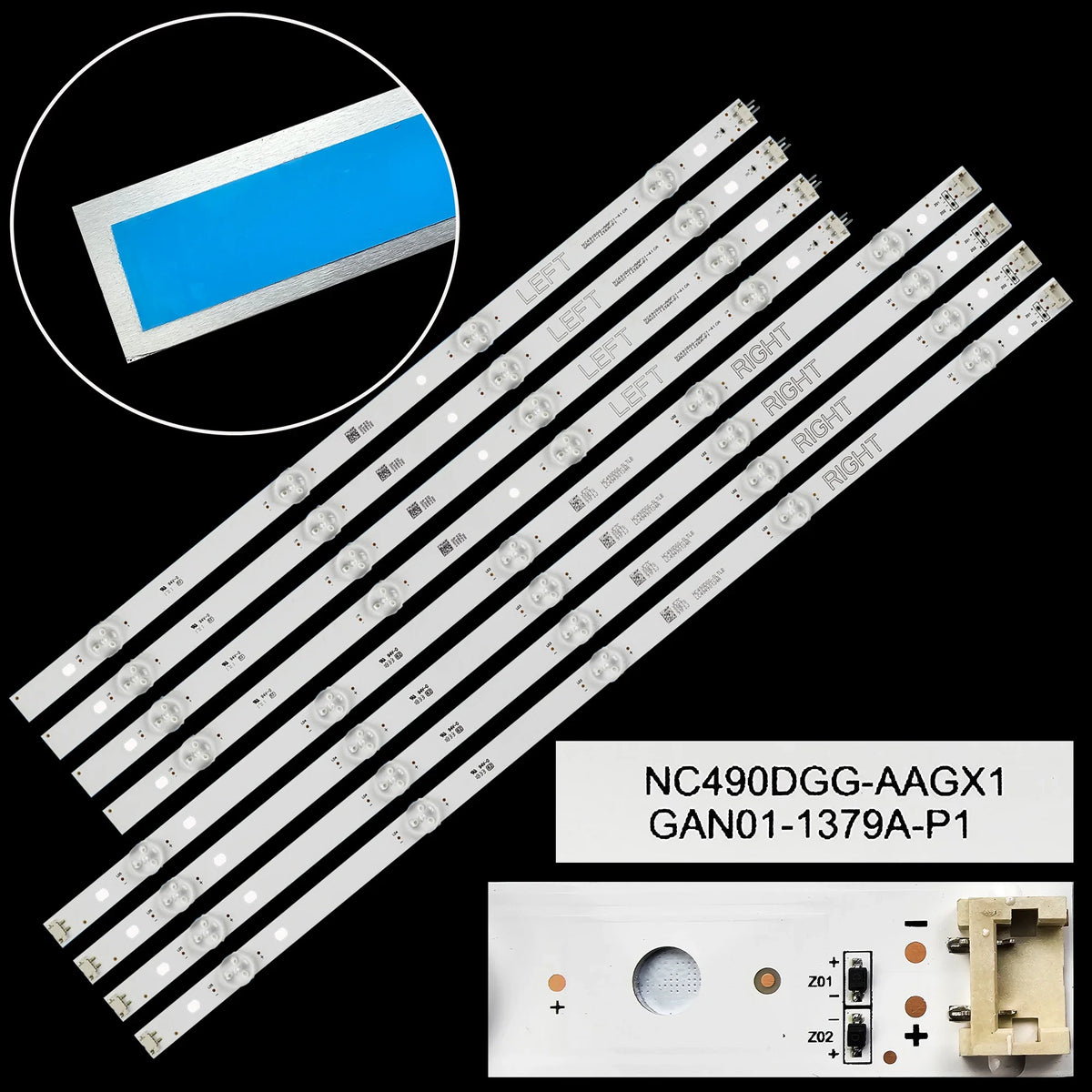 1/5/8 kits LED BackLight Strip For 49UM7400 49LK5900 49UK620