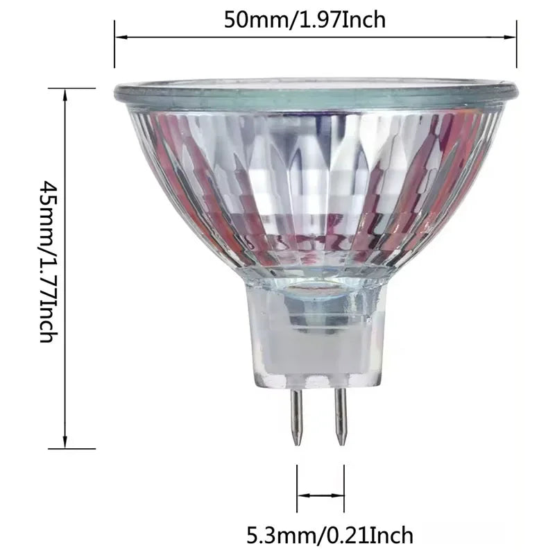 MR16 12V 35W Watt Base Light Bulb Lamp Halogen Projector Soc