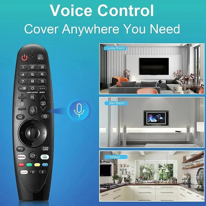 Universal Magic Remote Voice Control Pointer Replacement for