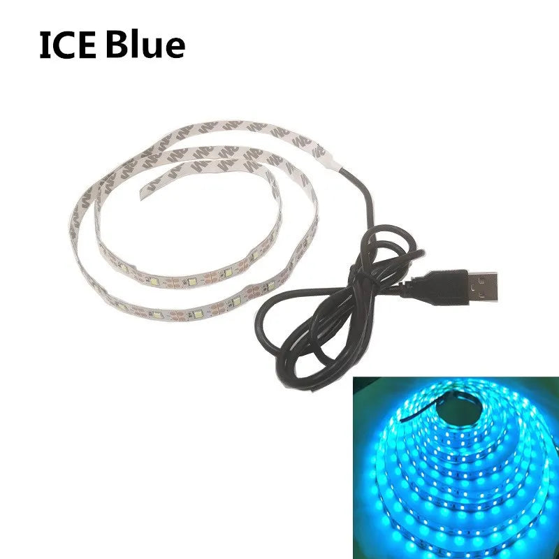 USB LED Strip Bra A Wall 5V IP65 Wall Lamp False Wall Luminaire Lamp Waterproof Ceiling Room Bathroom Light 50cm 1m 2m 3m 4m 5m