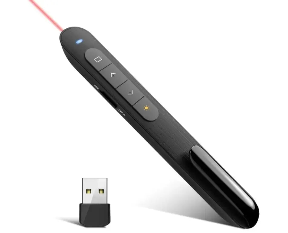 Remote Control Multifunctional Flip Pen Charging Laser Pen Sight Teaching Demonstration Business PPT Speech Red Light