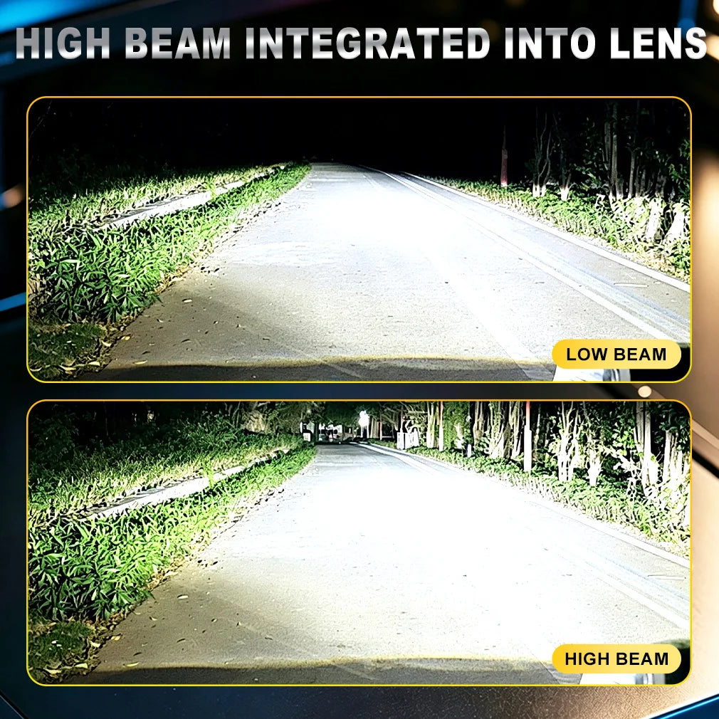 H8 H11 LED Headlight Lens Projector 30000LM Car Light Bulbs 