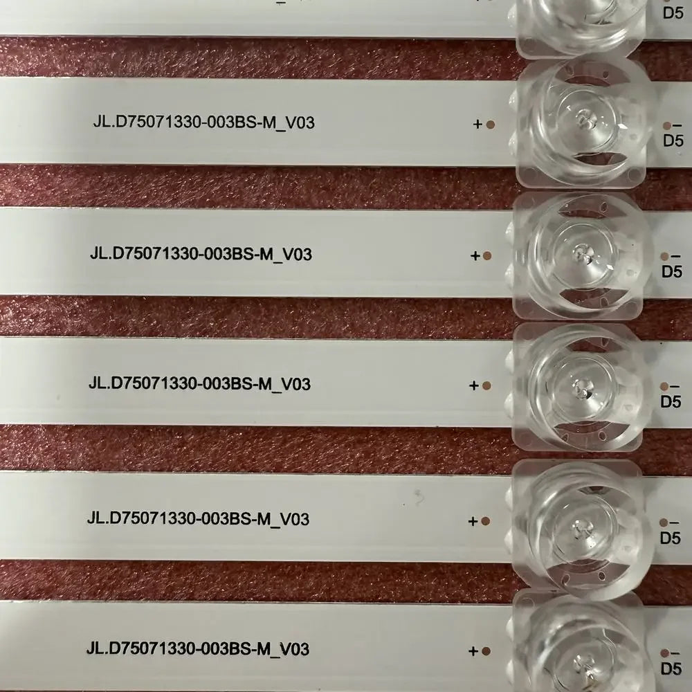 Full Set LED Strip for Hisense 75 TV Model 75A7HAU 75A7G 75A