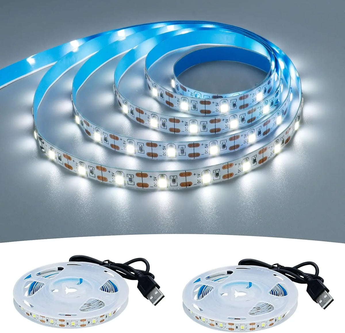 DC 5V USB LED Strips 2835 Warm White LED Strip Light TV Mirr