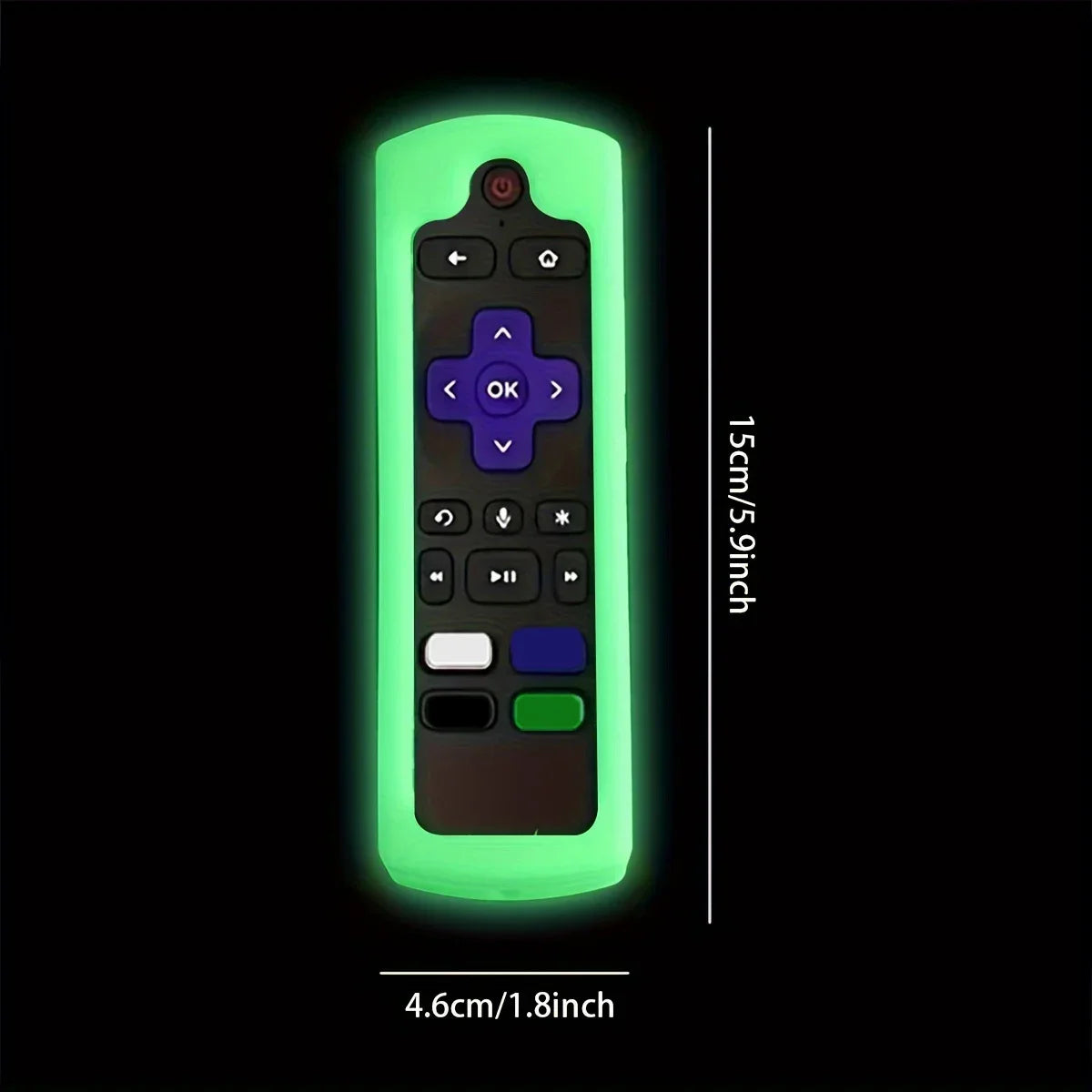 1/2/3 piece of luminous silicone universal remote control se