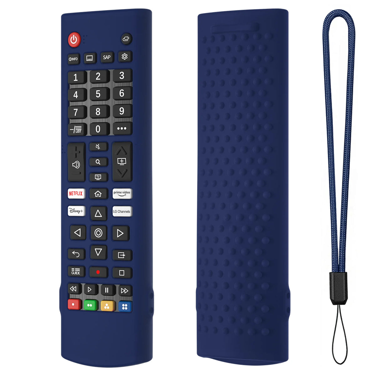 New For LG AKB76040302 LG AKB75375604 Remote Control Case Soft Silicone Protective Cover Compatible Replacement Accessories