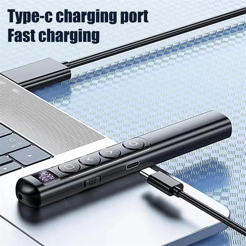 Powerpoint Pen Wireless Presentation Clicker Type-C Rechagab