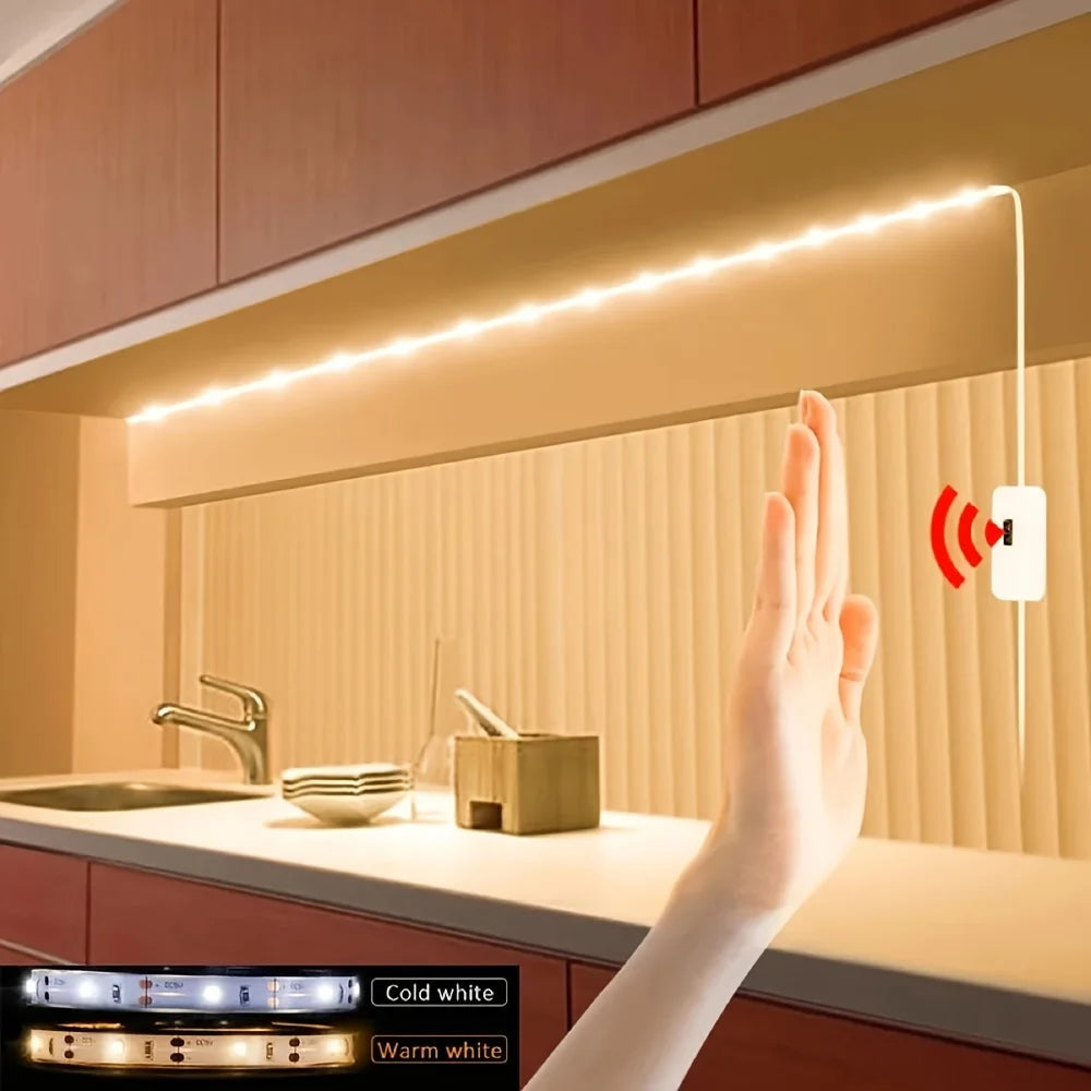 USB LED Strip Lights DC 5V Smart Dimmer Hand Scan Sensor Swi