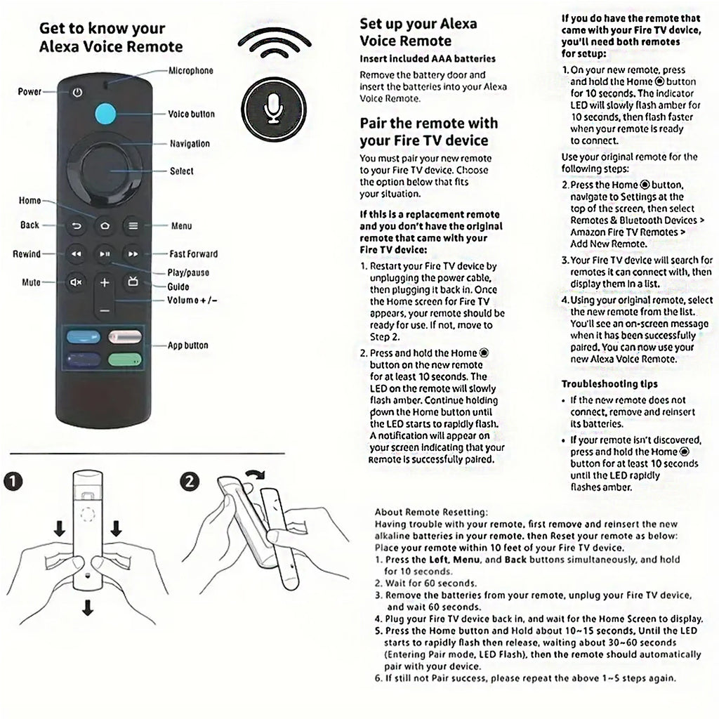 Voice-Controlled Remote Replacement for Amazon Fire TV Stick