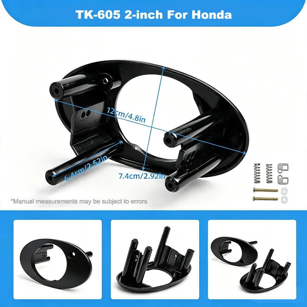 2PCS 3.0 Inch Fog Light Bracket DIY Modified Projector Lens Mount Holder For Nissan Car Front Fog Lamp Retrofit Replacement