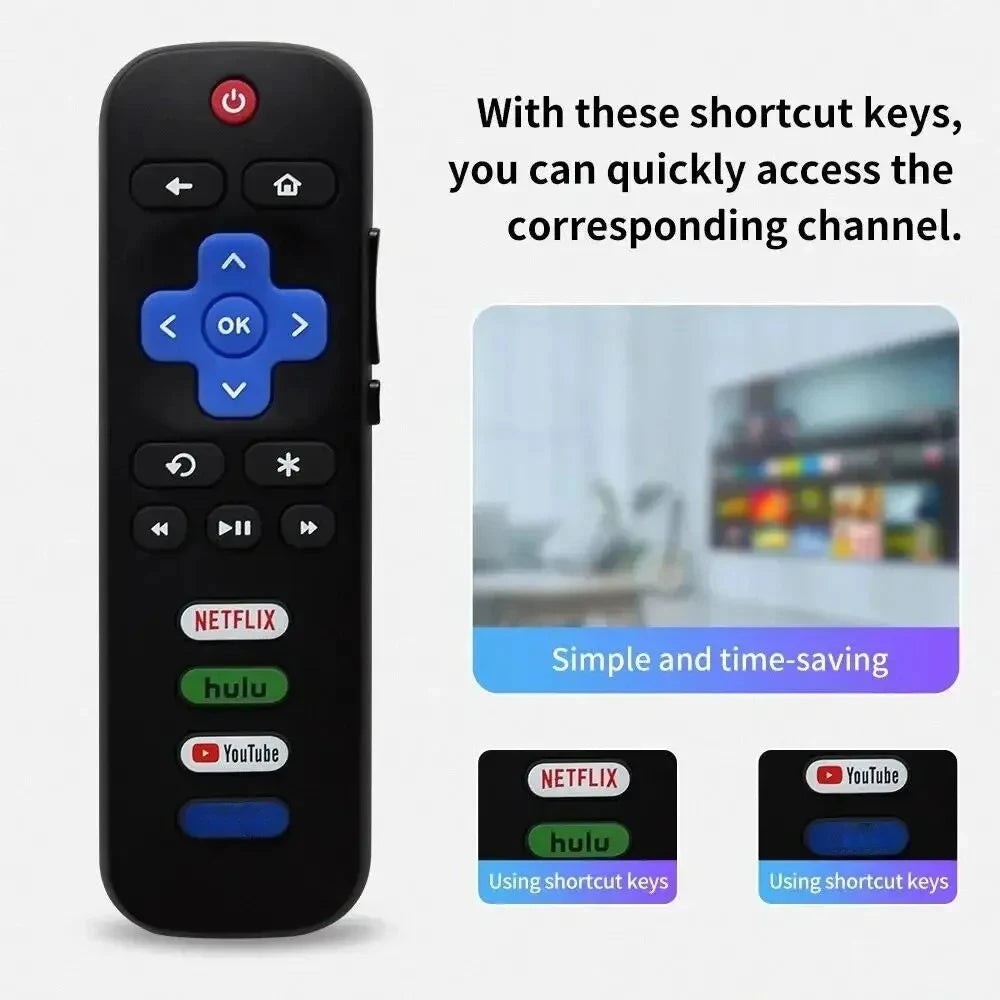 New RC280A Remote Only For Roku TV For TCL Hisense Onn Phili