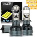 H7 LED Car Headlight Bulbs Projector Lens Bi-LED H4 High Bea