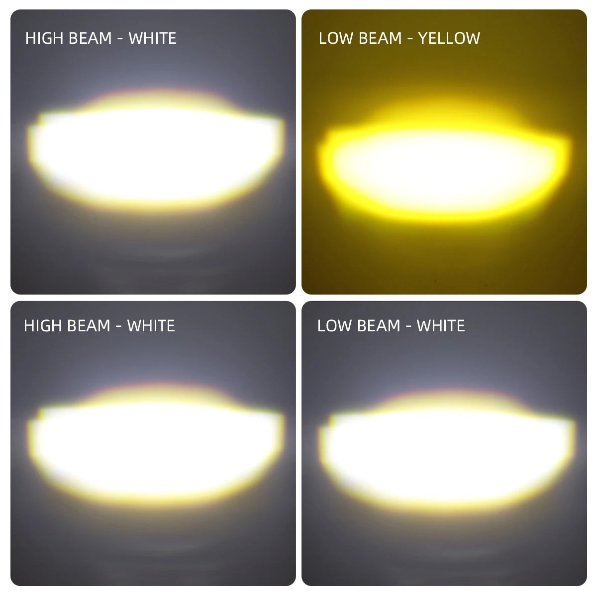 1Pc H4 BA20D H6 LED Bulb Motorcycle Headlight Bulb CSP Proje