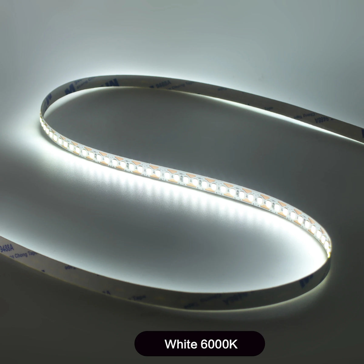 5M 10M LED Strip Light DC12V 24V 2835 One LED Cut Flexible DIY Bar Car TV Backlight 3000K 4500K 6000K CRI90 Adhesive Strip