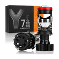 2pcs 100W Y7D H4 Super Bright LED Headlight Car H4 Mini Proj